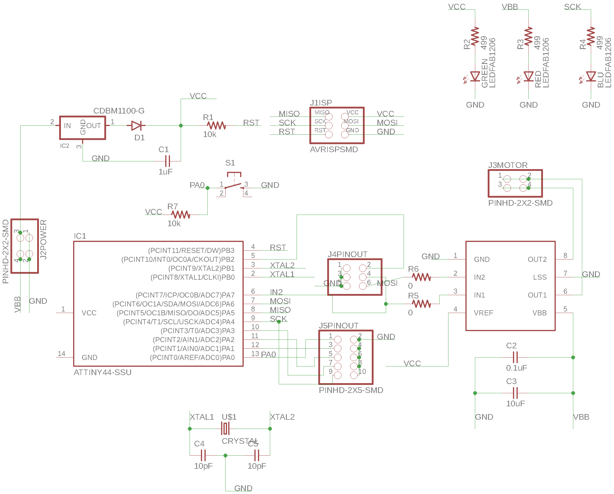 redesigned board schematic
