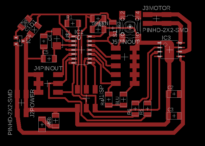 components and traces in my redesigned board