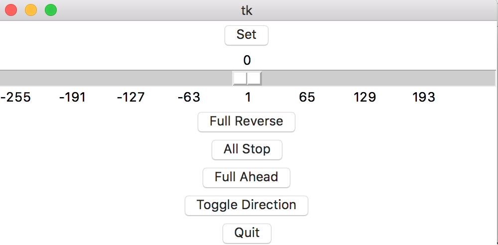 simple python interface