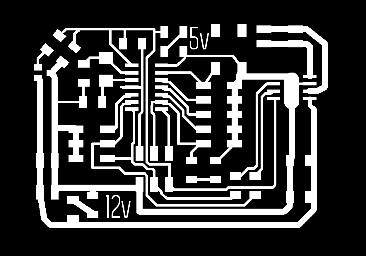 board traces for milling