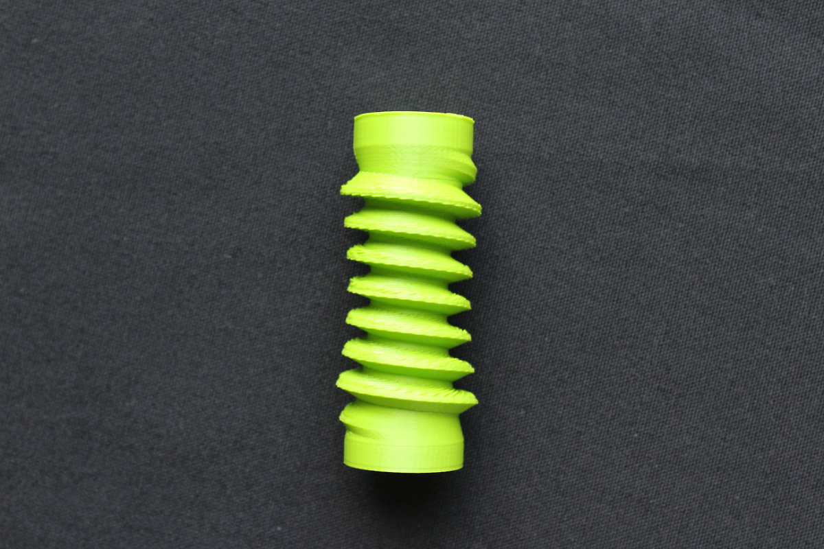The printed Globoid Worm Gear