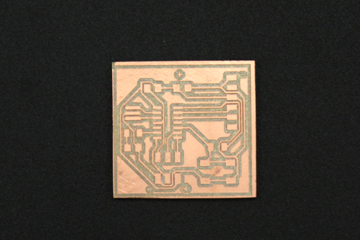 The end result: a nice board plus some identification for the voltage inputs.