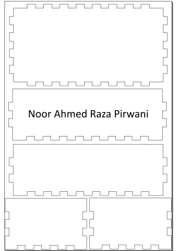 2D inkscape design of box