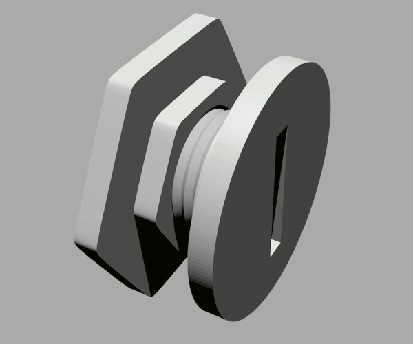 Bolt and nut border
