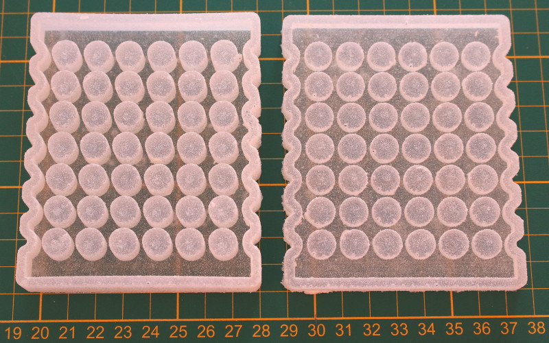 Cured molds Cured molds