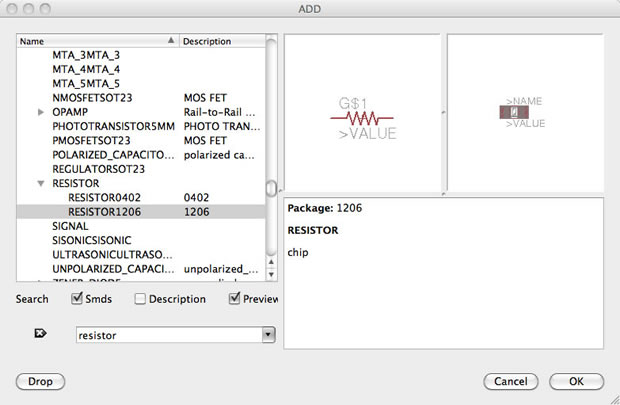 add resistor