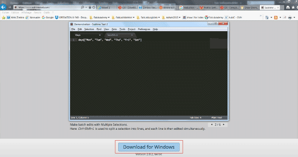 sublime text 2 install 1