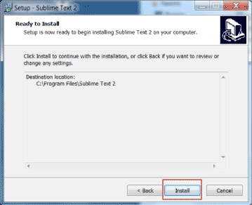 sublime text 2 install 5