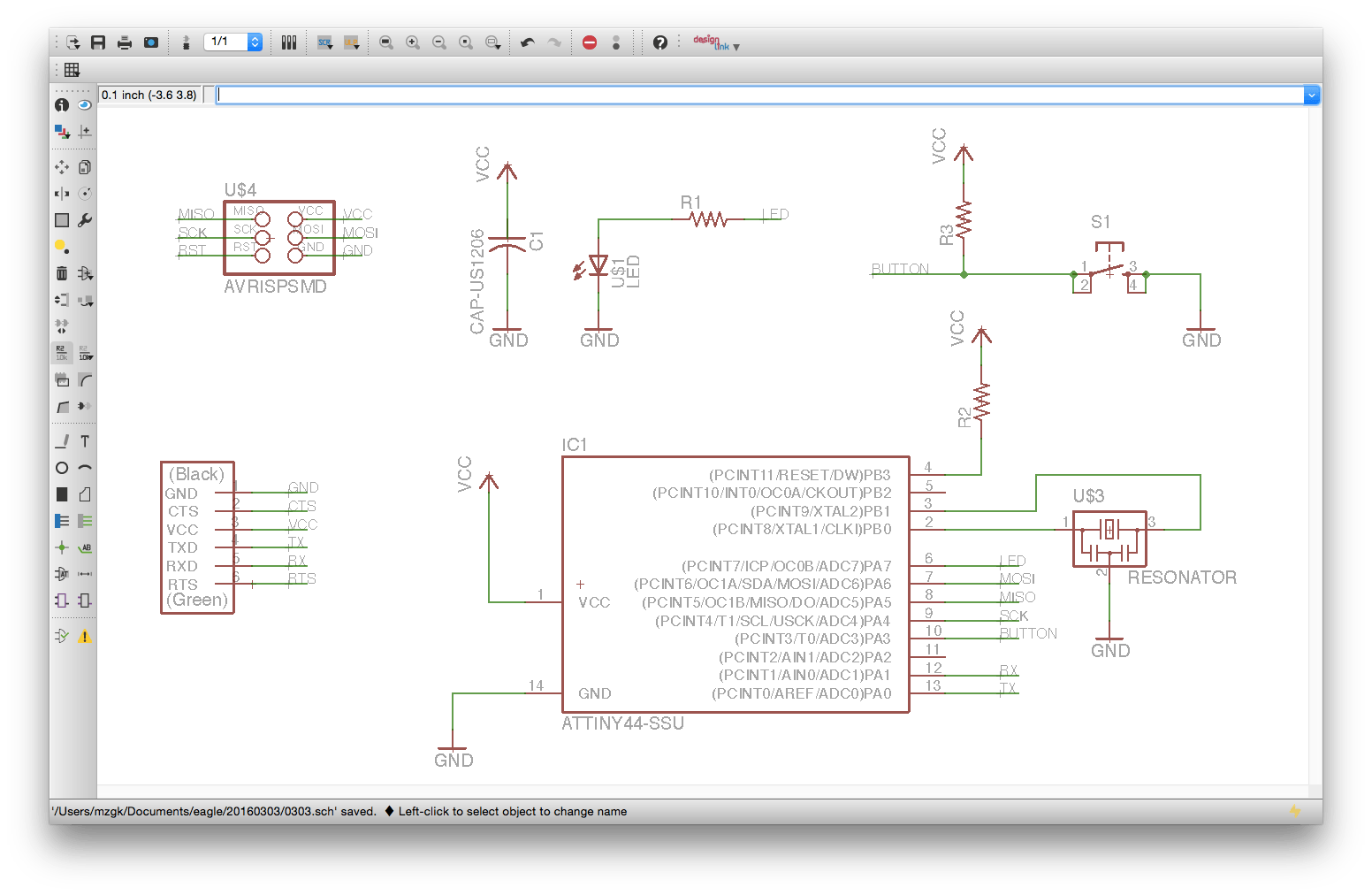 new board schematic