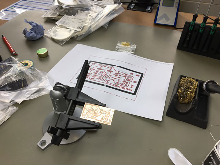 soldering workplace