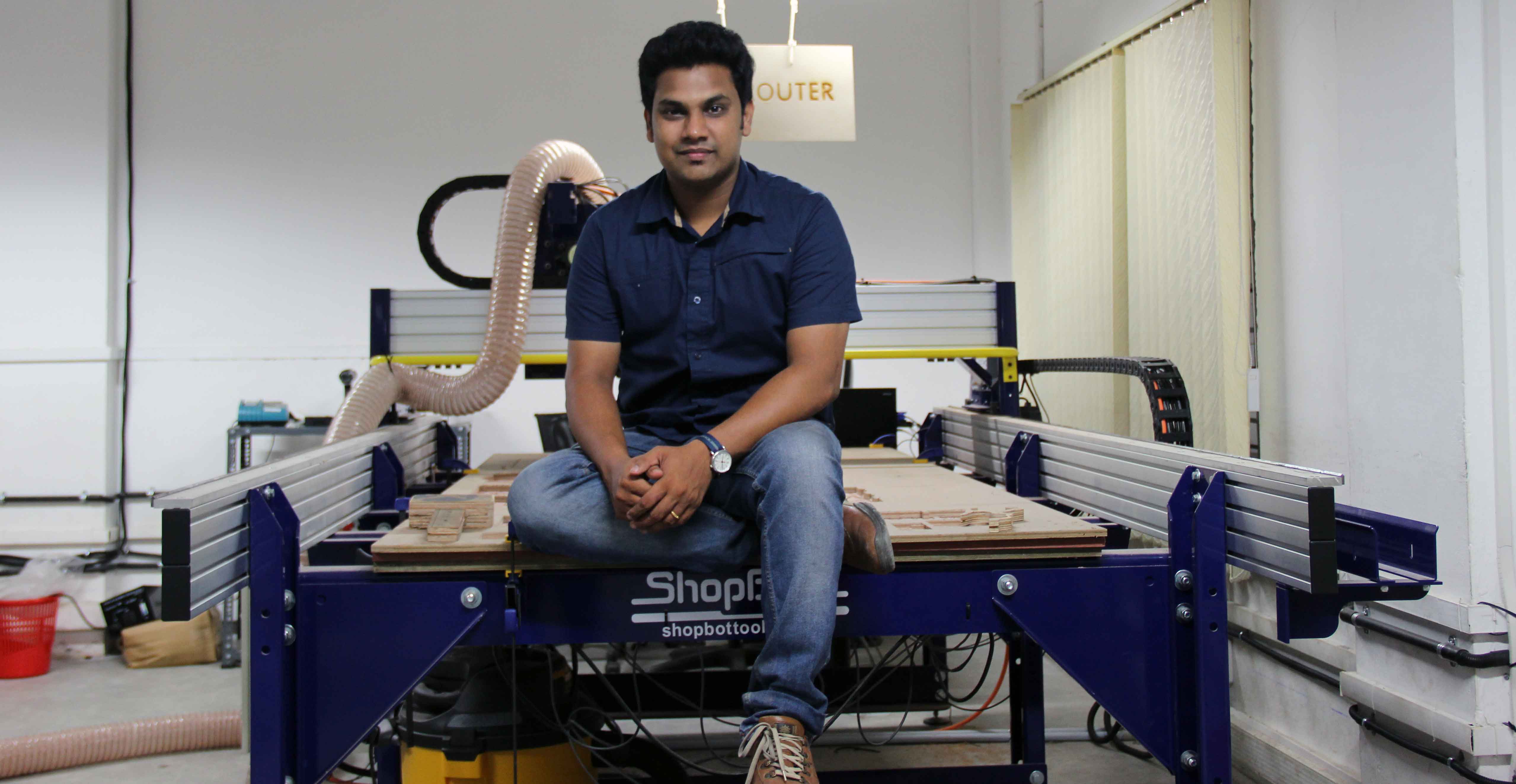 Me at FabLab Kochi