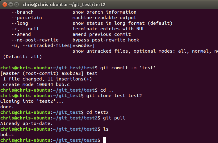 git clone