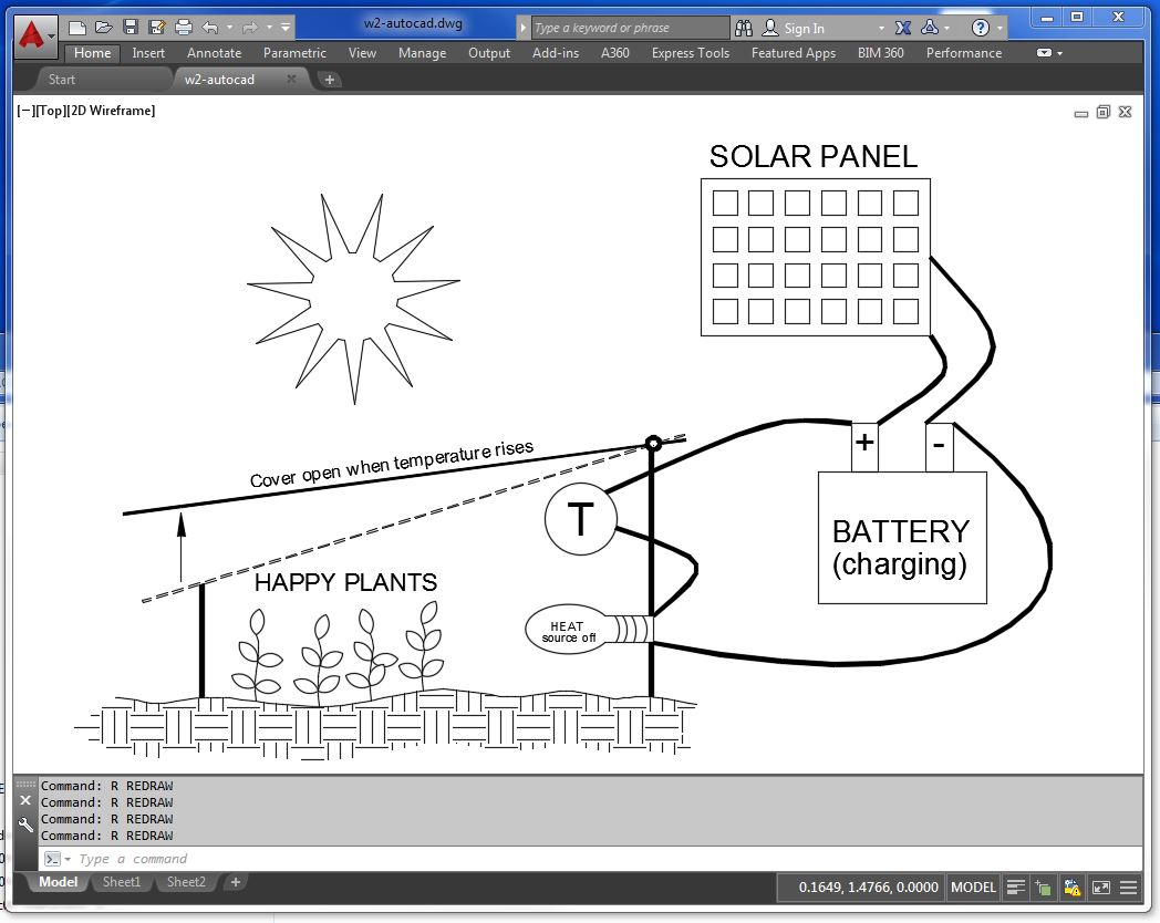 Project In AUTOCAD