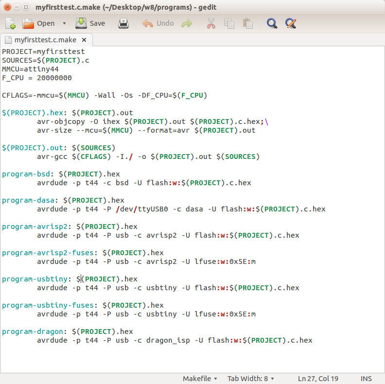 makefile