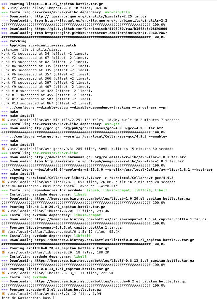 Ubuntu installing avr toolchain