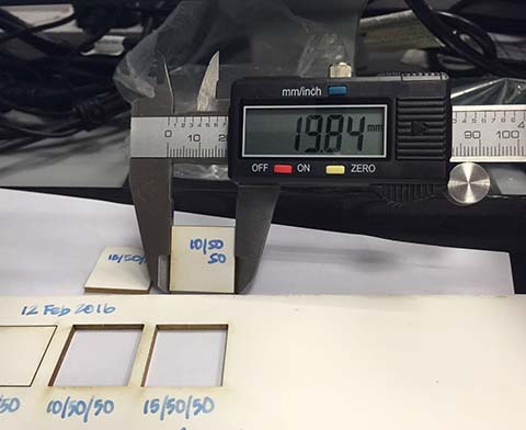 Measuring kerf