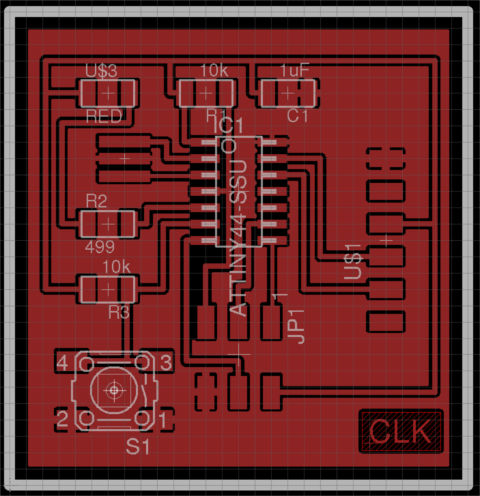 Routed board