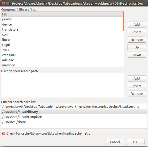 Adding library to eeschema