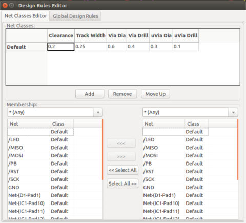 Design Rules Editor