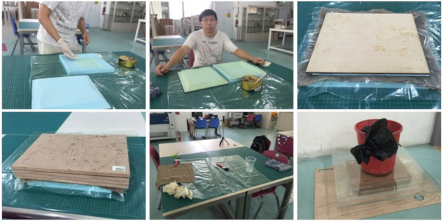 Layup completed