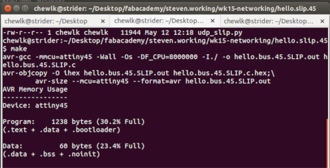 compiling hello.bus.45.SLIP.c