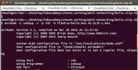 uploading firmware