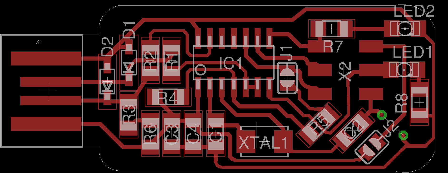 FabISP with LED