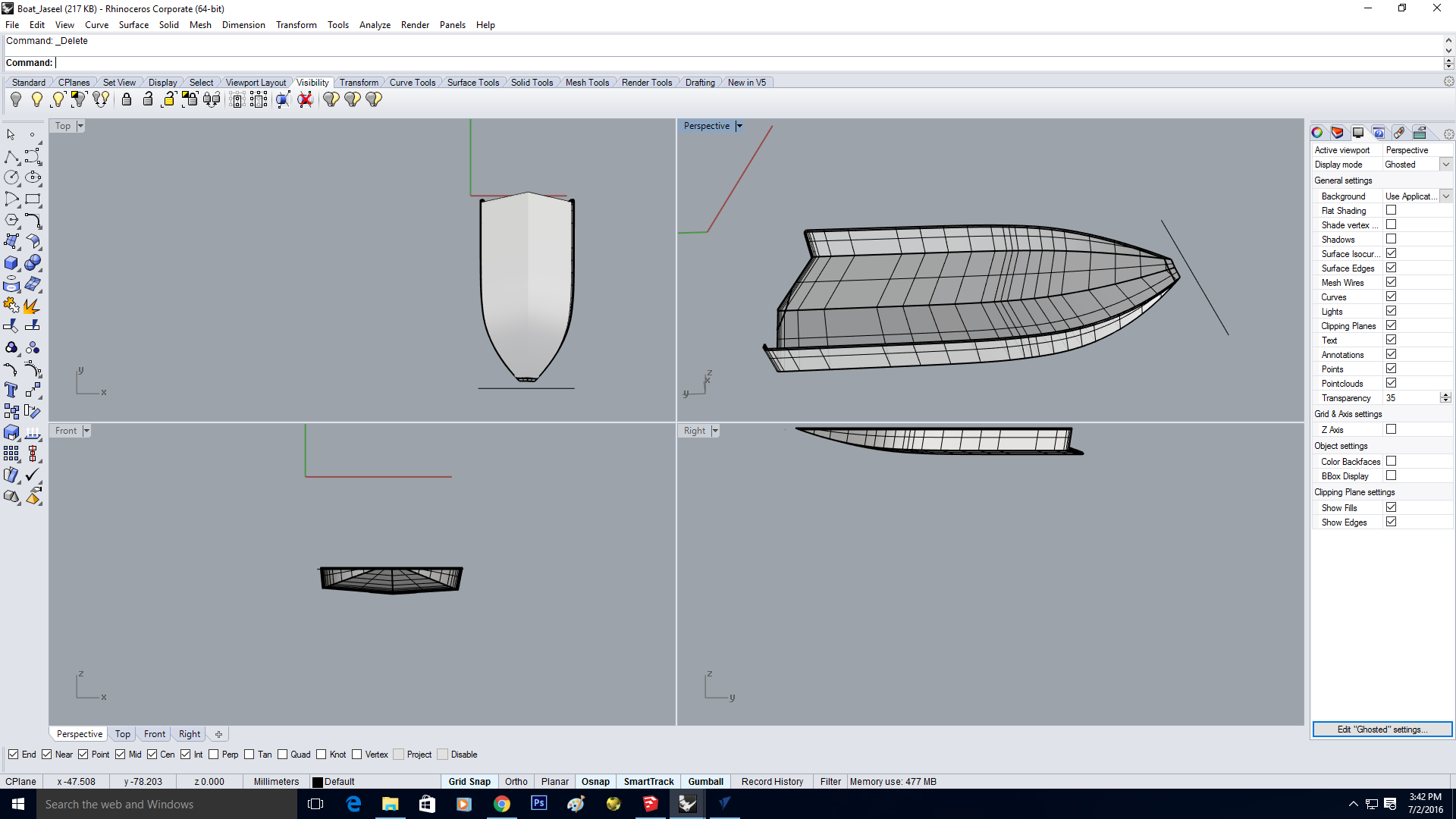 Composite Material Fab Academy Rhino