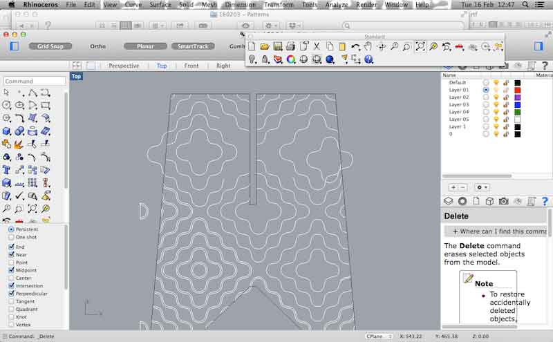 1º rhino pattern