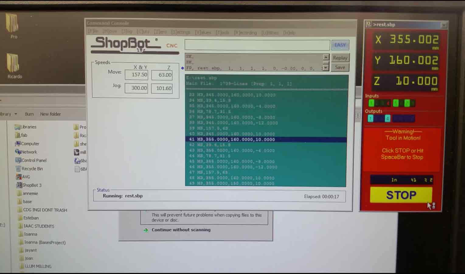 programming the board