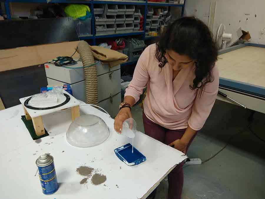 making the model for milling the mold