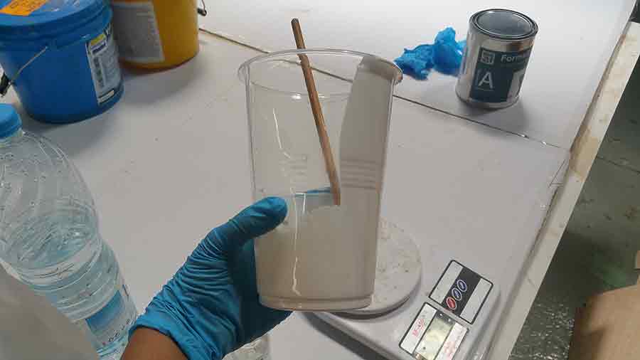 making the model for milling the mold