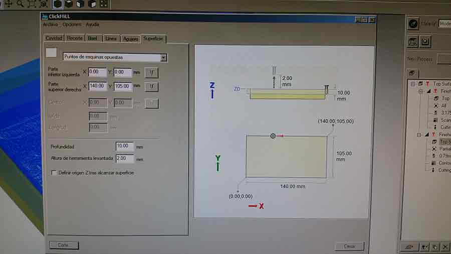 making the model for milling the mold