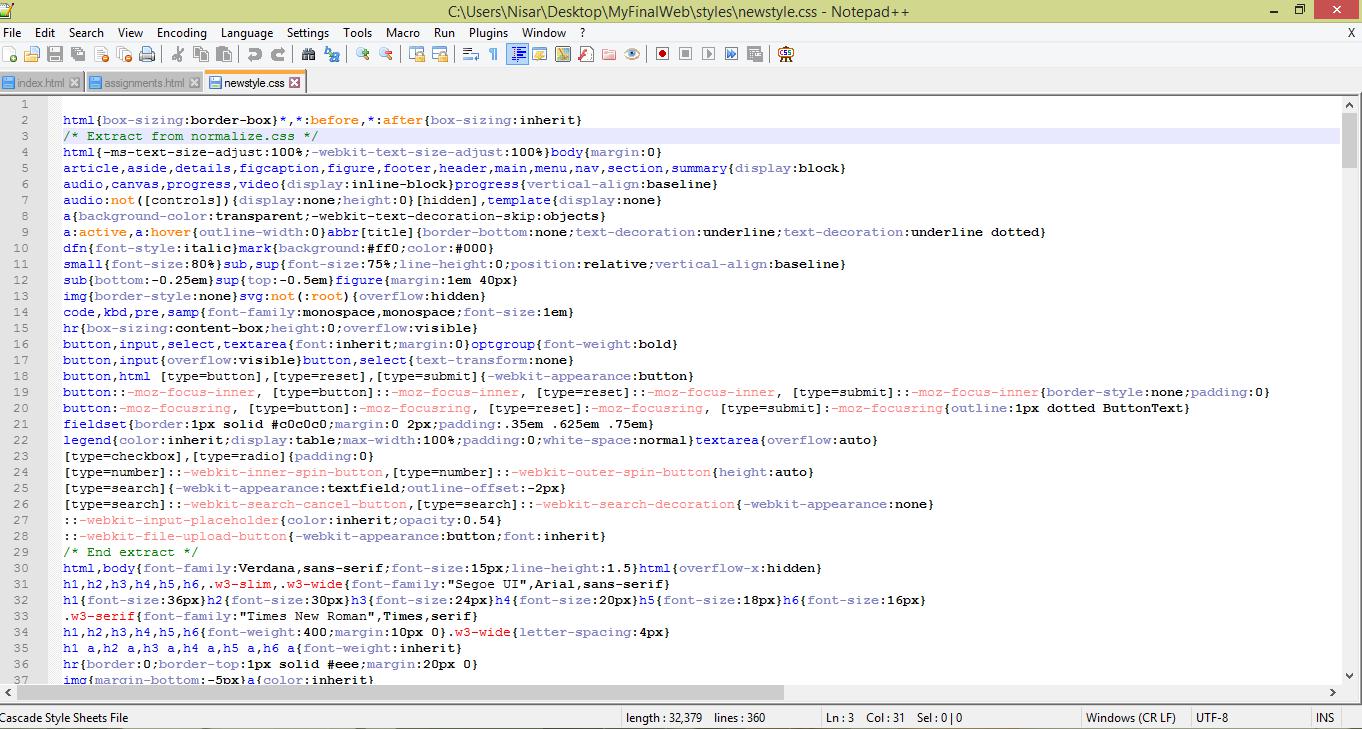 Notepad++ Coding 2