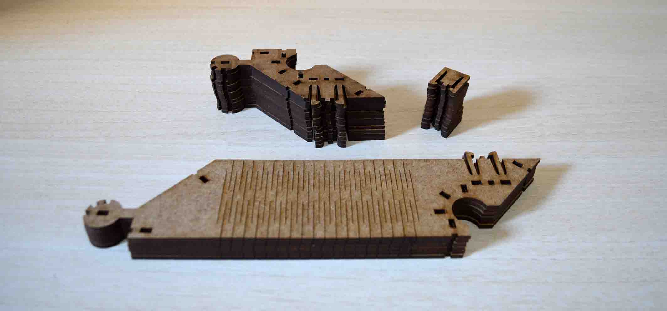 Press-fit construction kit