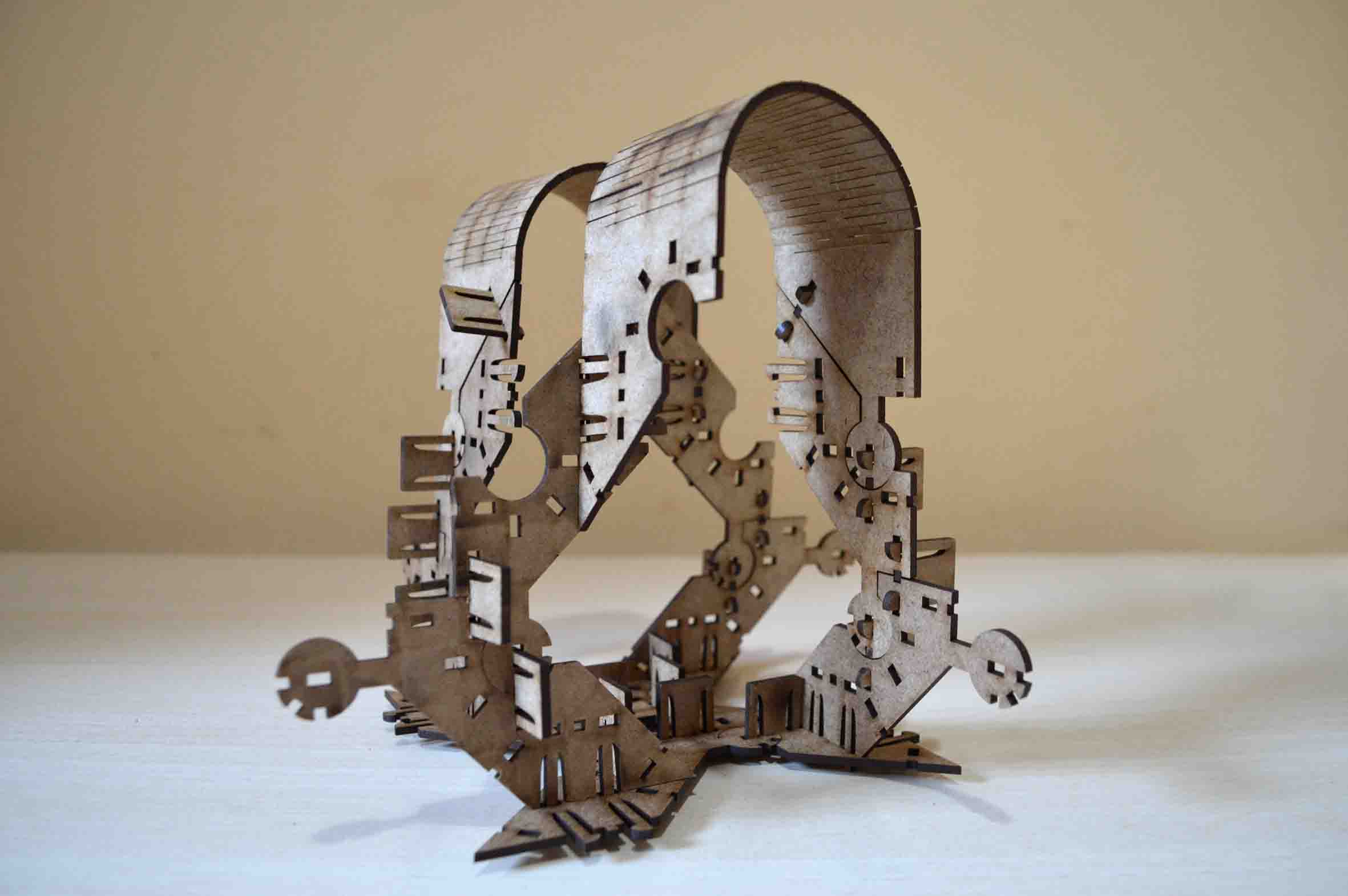 Press-fit construction kit