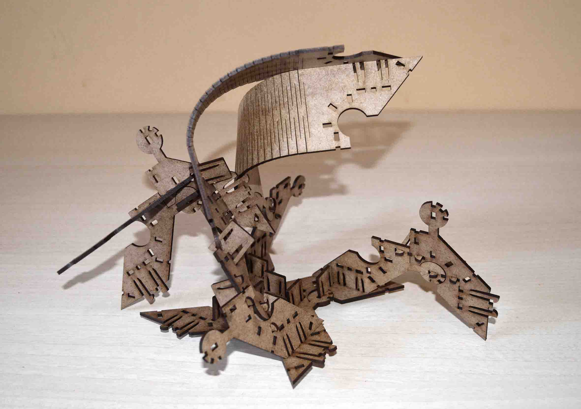 Press-fit construction kit