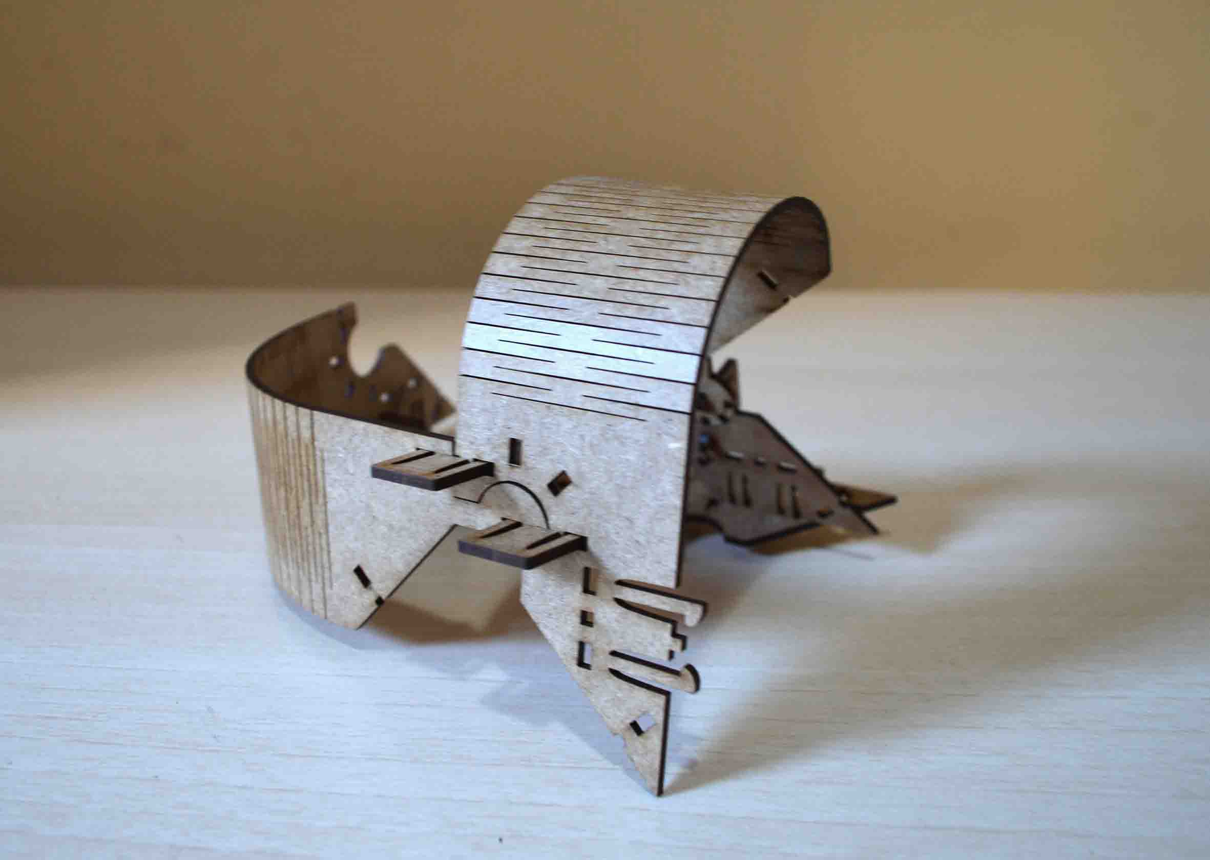 Press-fit construction kit