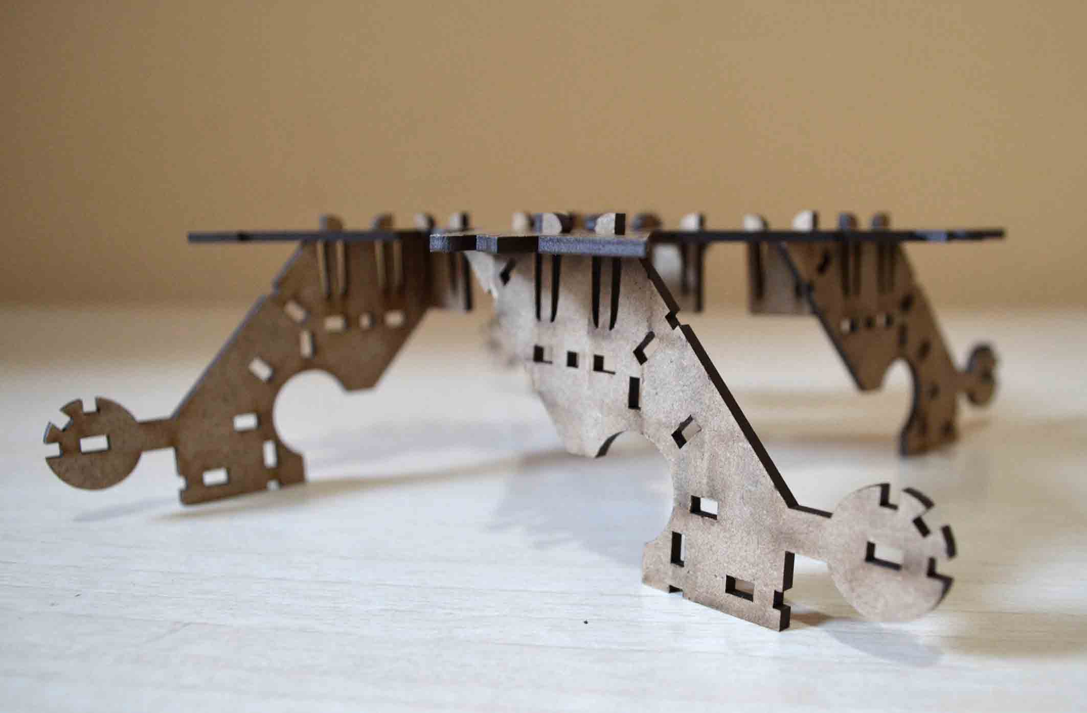 Press-fit construction kit