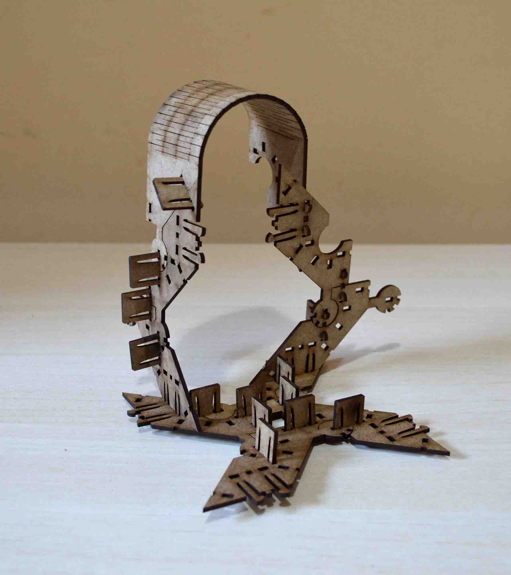 Press-fit construction kit