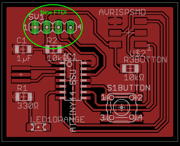 Aleks Change FTDI board layout