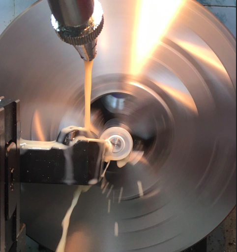 turning on a lathe