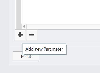 Adding a new parameter