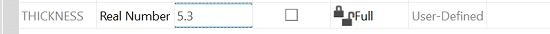 Parameter name and value