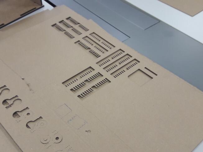 Laser cutter first tests