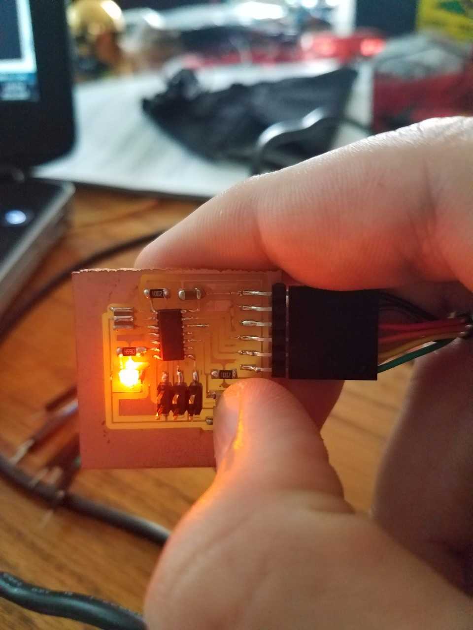Finished echo board light up