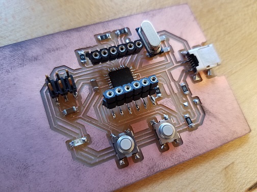 soldered board