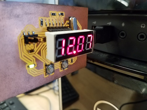 plugged in clock