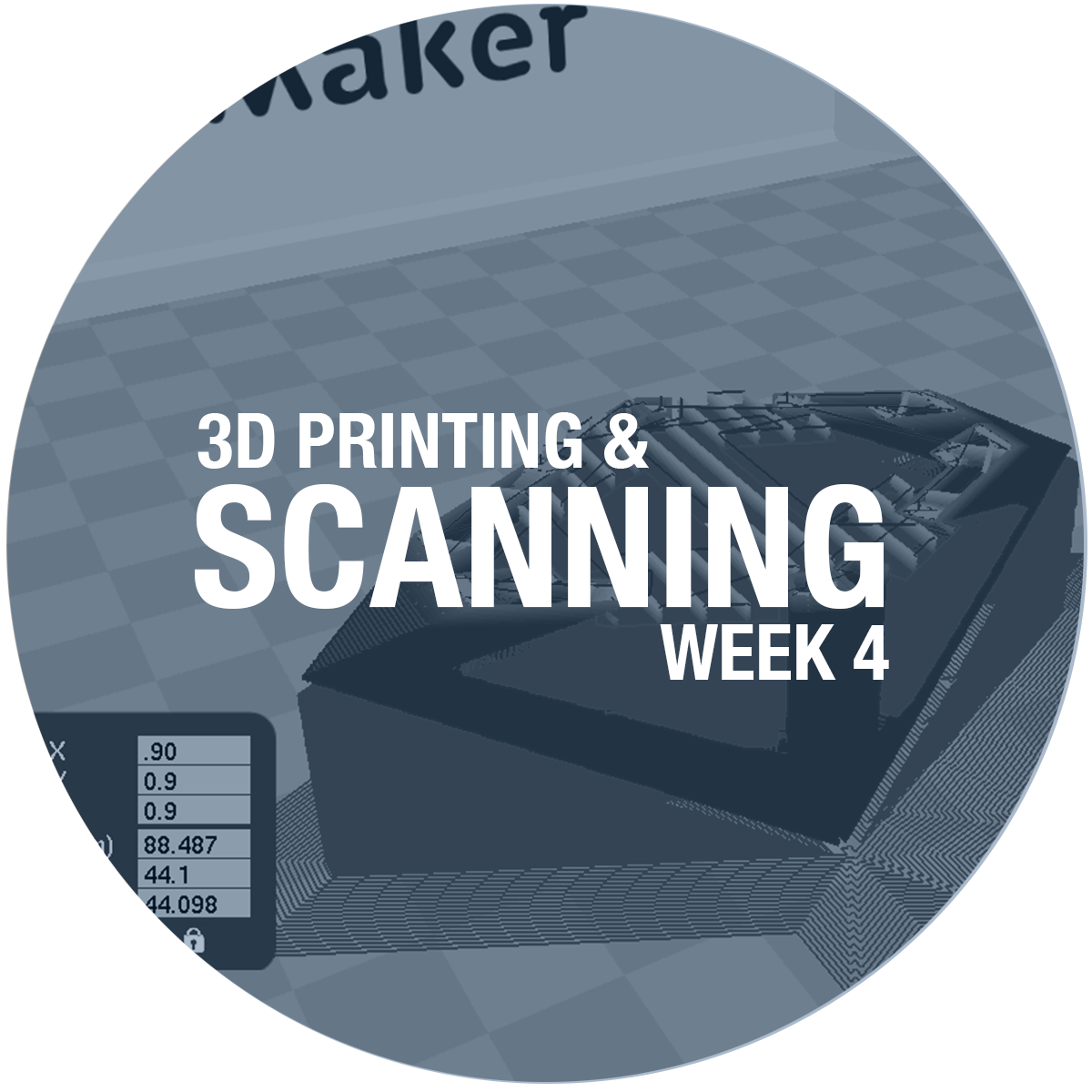blue picture 3D scanning and printing week 4 Icon