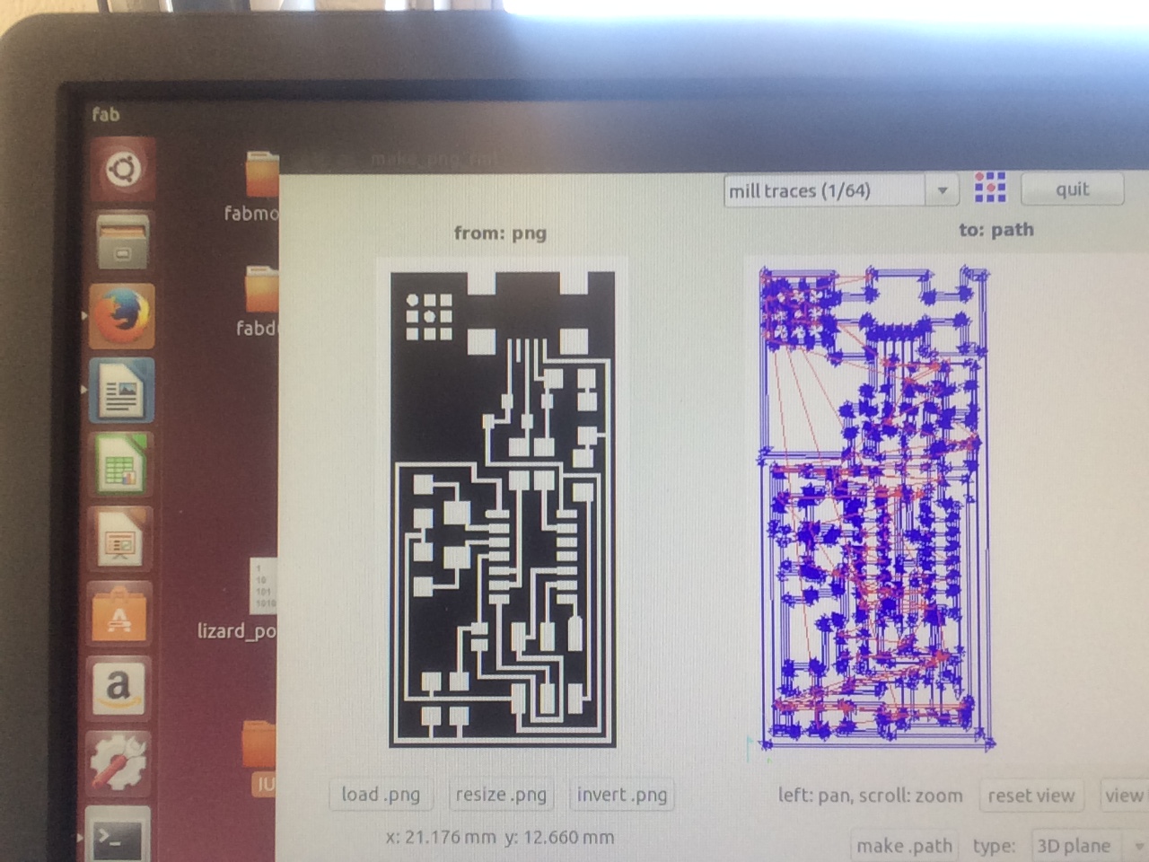 screen shot of project design in Roland MDX-20
